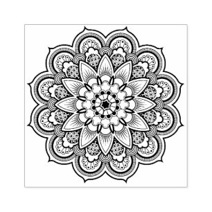 Tampons Encreurs Mandala Conception géométrique