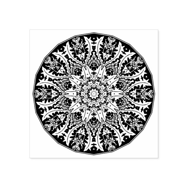 Tampons Encreurs Mandala ornemental (Impression)