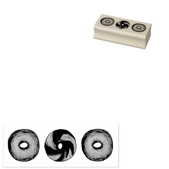 Tampons Encreurs Marbre Rye Plaque Bagels Petit Déjeuner Brunch NYC (Tamponné)