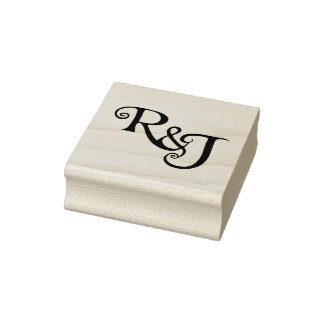 Tampons Encreurs Mariage de monogramme R&J