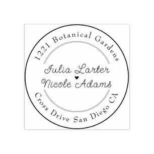 Tampons Encreurs Mariage d'hibiscus tropicaux d'Orange brulé