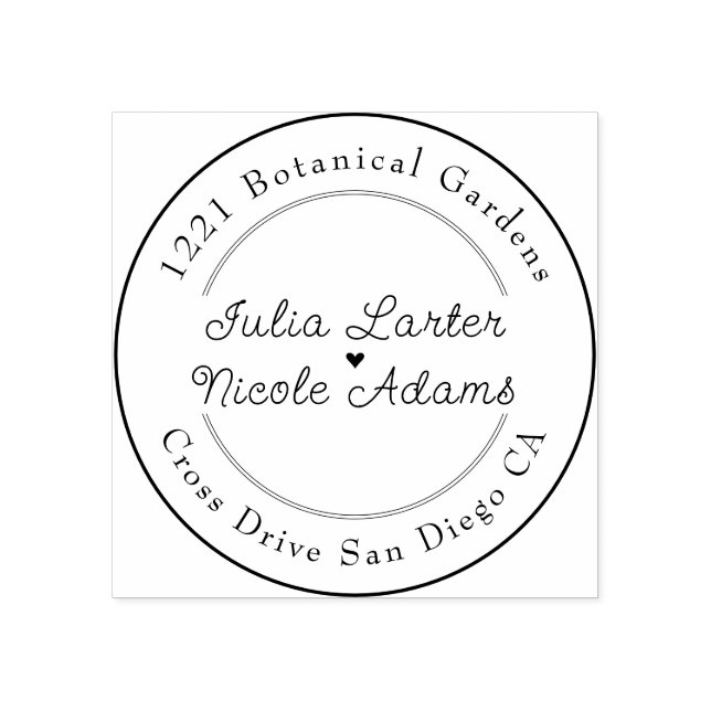 Tampons Encreurs Mariage d'hibiscus tropicaux d'Orange brulé (Impression)