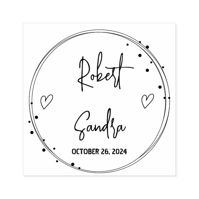 Tampons Encreurs MARIAGE FAVOR STAMP, Favoriser le timbre, Aimer le (Impression)