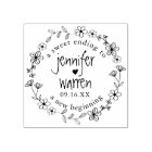 Mariage personnalisé à main florale