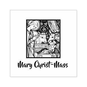 Tampons Encreurs Mary Christ-Messe Nativité Art traditionnel