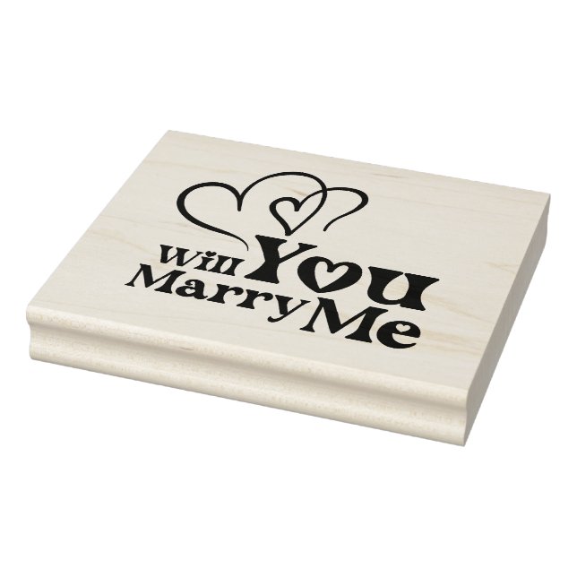 Tampons Encreurs Me marierez-vous - Drôle Mariage Proposition (Tampon)