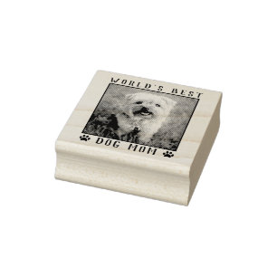 Tampons Encreurs Meilleur Chien Maman Empreintes de pattes Monde Ca