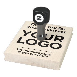 Tampons Encreurs Merci Business Logo Site Web Slogan Company