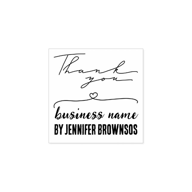 Tampons Encreurs Merci coeur mignon mini (Impression)