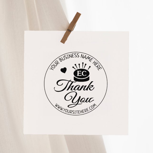 Tampons Encreurs Merci de couture artisanal moderne (Créateur téléchargé)