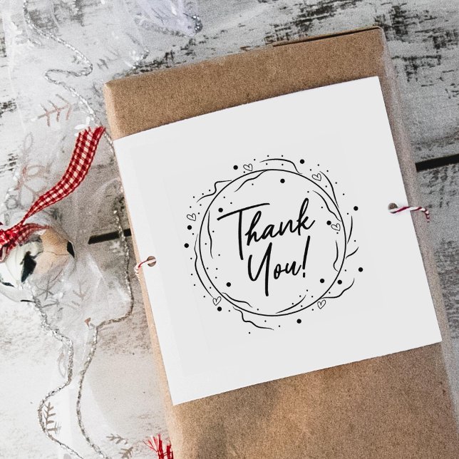 Tampons Encreurs Merci mignon et simple (Créateur téléchargé)