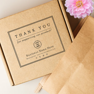 Tampons Encreurs Merci Pour Acheter Notre Logo D'Entreprise