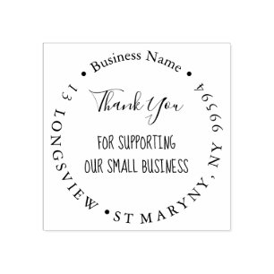 Tampons Encreurs Merci pour la prise en charge de l'ADRESSE DE RETO