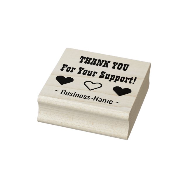 Tampons Encreurs "MERCI Pour Votre Soutien !" Timbre de Gratitude (Tampon)