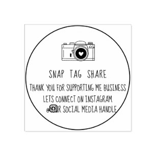 Tampons Encreurs Merci Snap Tag Share Social Media