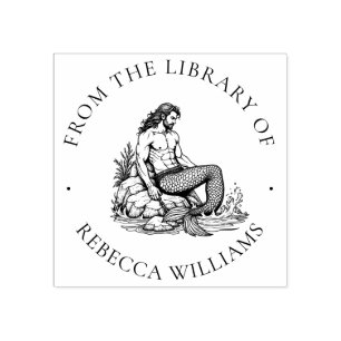 Tampons Encreurs Merman enchantée "De la bibliothèque de" Ocean Kin