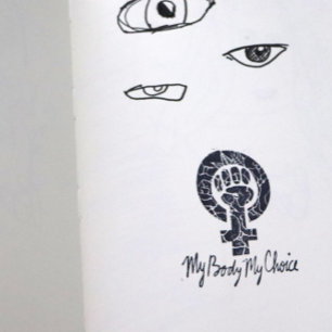 Tampons Encreurs Mon corps Mon choix Féministe Pro-choix