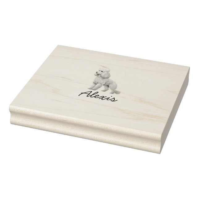 Tampons Encreurs monochrome caniche (Tampon)