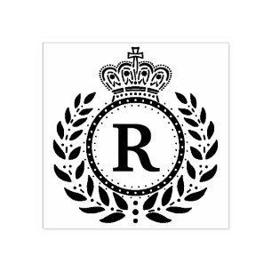 Tampons Encreurs Monogramme de couronne de couronne de couronne de 
