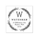 Monogramme de couronne rustique