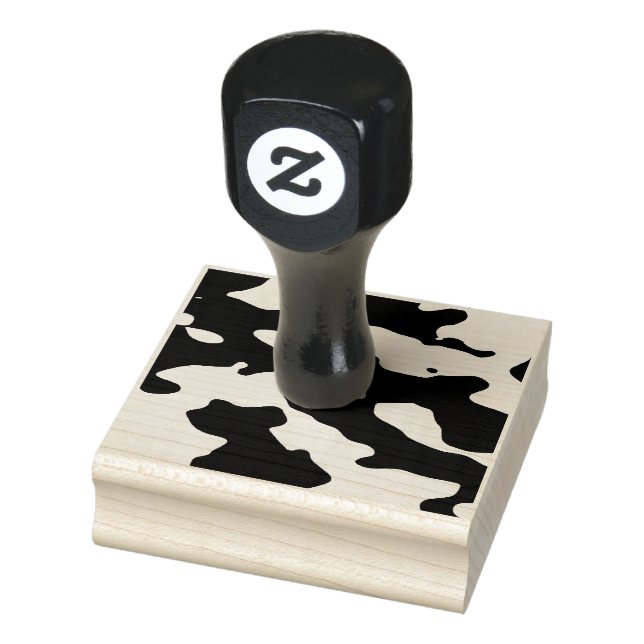 Tampons Encreurs Motif de vache noir et blanc (Tampon)