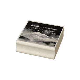 Tampons Encreurs Mountains Adventure commence Mariage Adresse de re