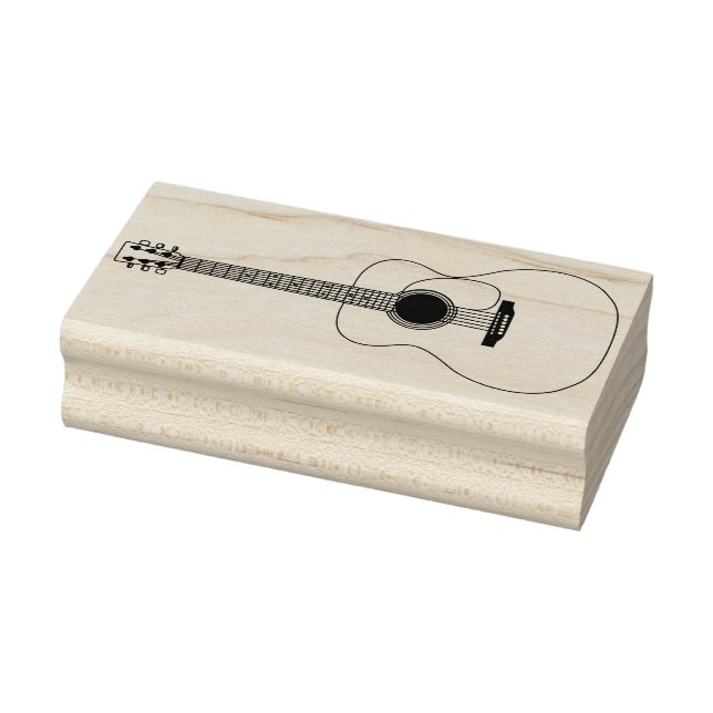 Tampons Encreurs Musicien de guitare acoustique professeur de musiq (Tampon)