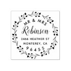Newly Weds Mr & Mrs Floral Wreath Return Adresse