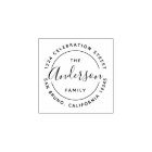 Nom de famille personnalisé Adresse de retour en b