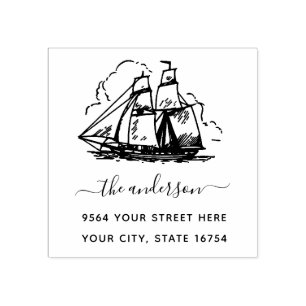 Tampons Encreurs Nom de famille personnalisé Signature Adresse de r