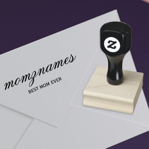 Tampons Encreurs Nom de la calligraphie personnalisée de la meilleu