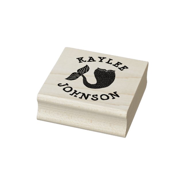 Tampons Encreurs Nom de la queue de sirène tendance (Tampon)