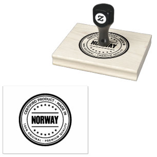 Tampons Encreurs NORVÈGE Art en bois certifié premium fabriqué