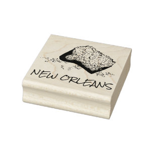 Tampons Encreurs Nouvelle-Orléans Louisiane Beignet Pâtisserie Timb