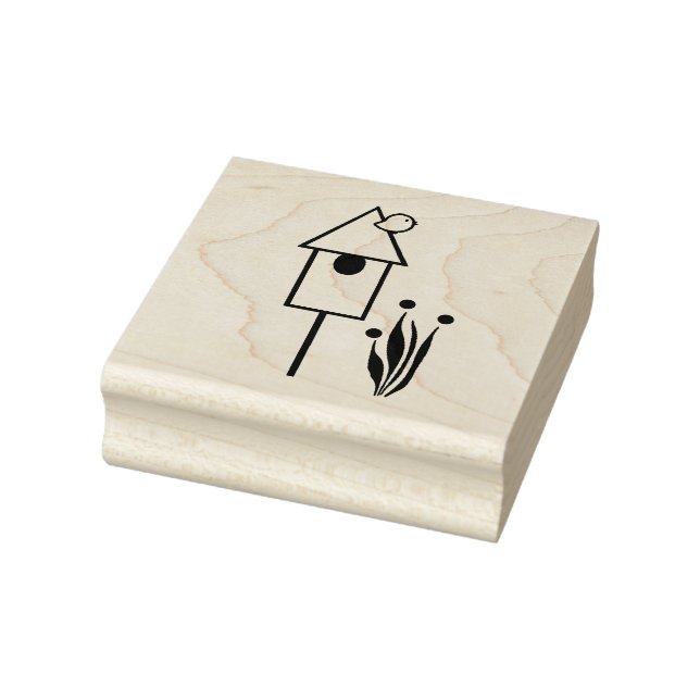 Tampons Encreurs Oiseau sur un Timbre d'art en bois d'oiseaux (Tampon)