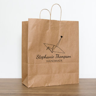 Tampons Encreurs Origami personnalisé fait main grande