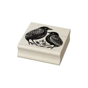Tampons Encreurs Paire d'oiseaux