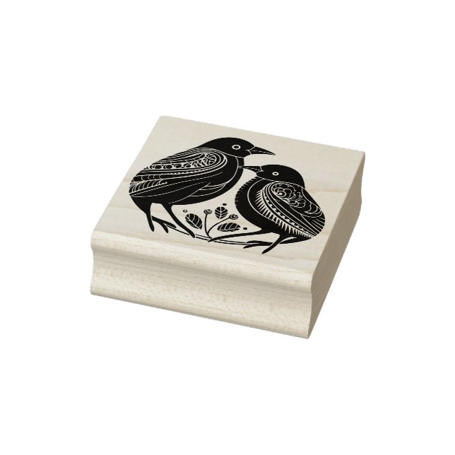 Tampons Encreurs Paire d'oiseaux (Tampon)