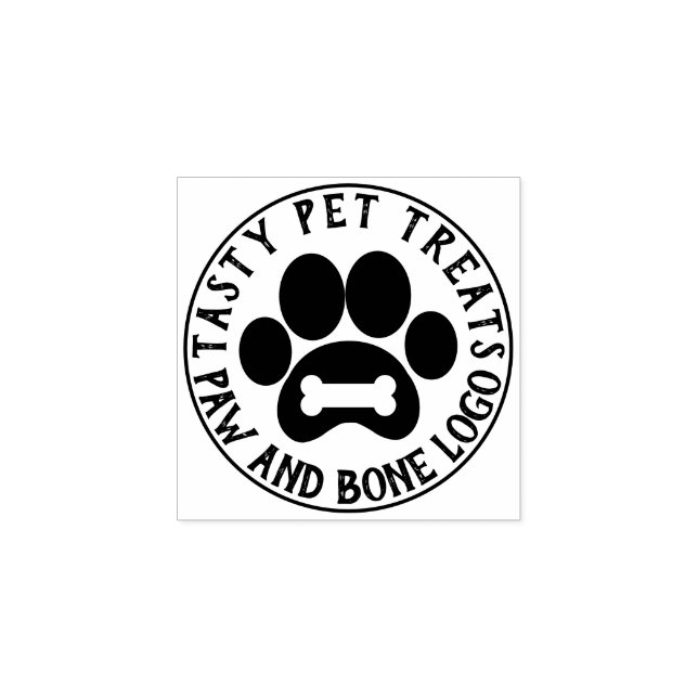 Tampons Encreurs Paw Bone Chien Chat Animaux de compagnie Traitemen (Impression)