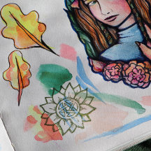 Pentagramme de tournesol vert Druid Pagan