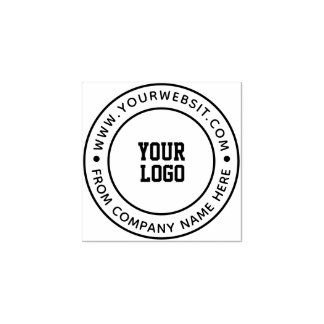 Tampons Encreurs Personalized Business Logo Rubber Stamp