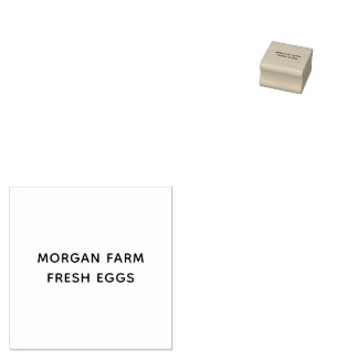 Tampons Encreurs Personalized Minimalist Vintage Farm Fresh Eggs