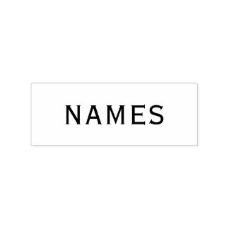 Tampons Encreurs Personalized With Last Name or Nickname on Them