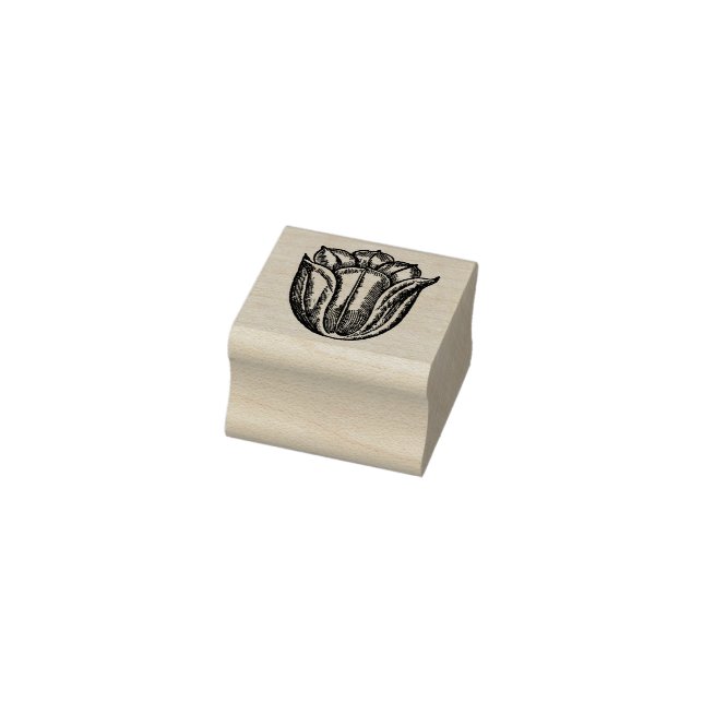 Tampons Encreurs Petite Tulipe Fleur Fleur Florale Botanique Hollan (Tampon)