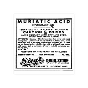 Tampons Encreurs PharmaciePothécaire Étiquette Vintage Timbre