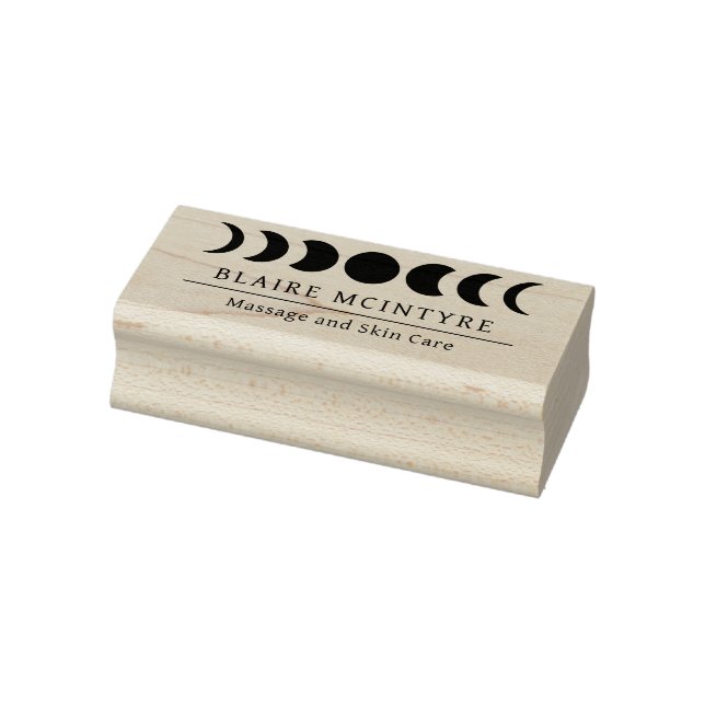 Tampons Encreurs Phases Lune Moderne Élégante Entreprise (Tampon)