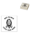 Photo personnalisée du visage de l'enseignant appr