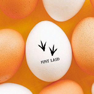 Tampons Encreurs Pieds de poulet "Juste Posé" Mini Timbre d'Oeuf de