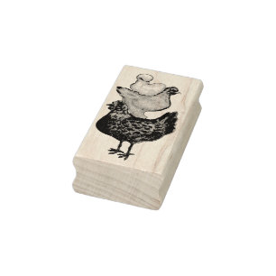 Tampons Encreurs Pile de timbre de poules