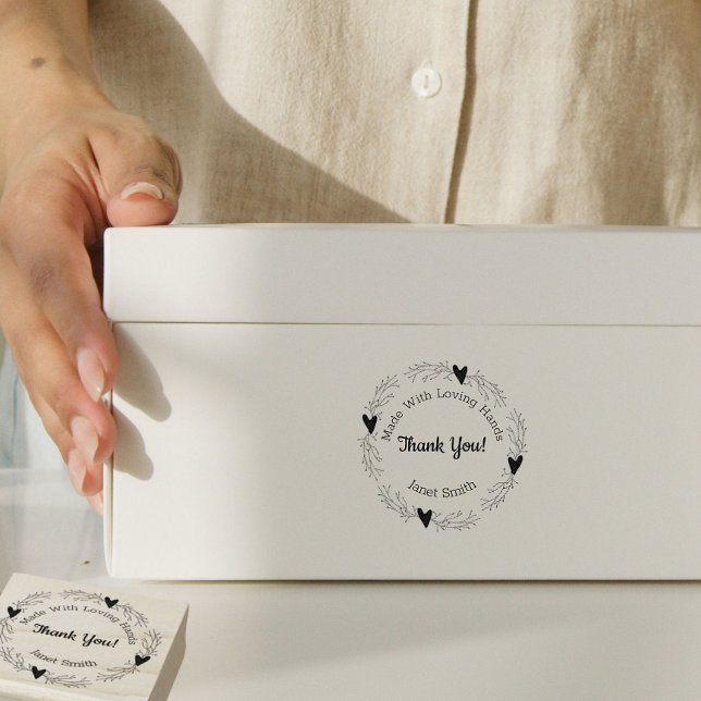 Tampons Encreurs Pip Berrry Merci d'affaires Timbre d'art en bois (Créateur téléchargé)